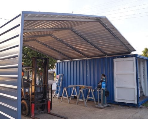container shed for extreme weather