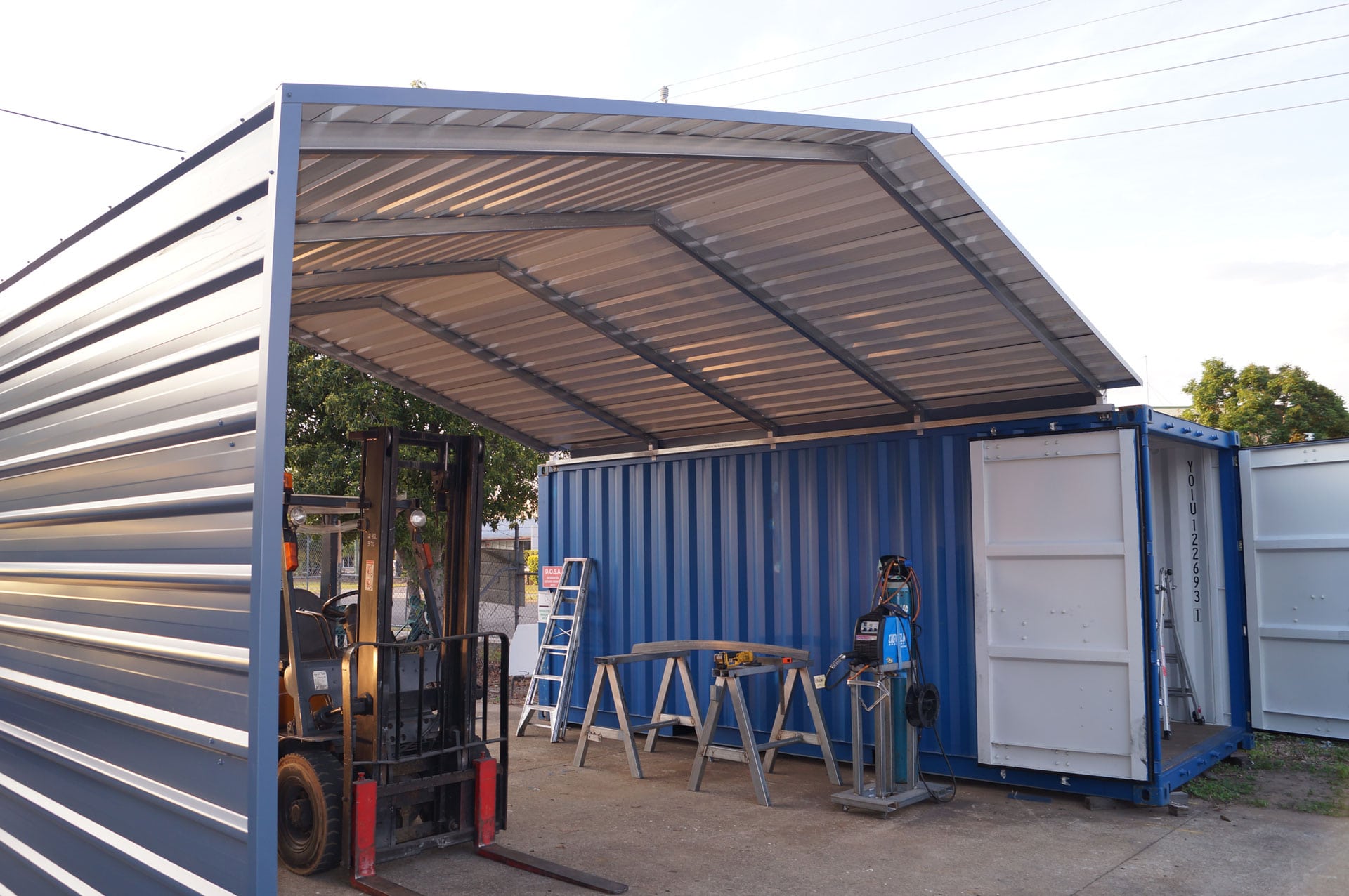 container shed for extreme weather