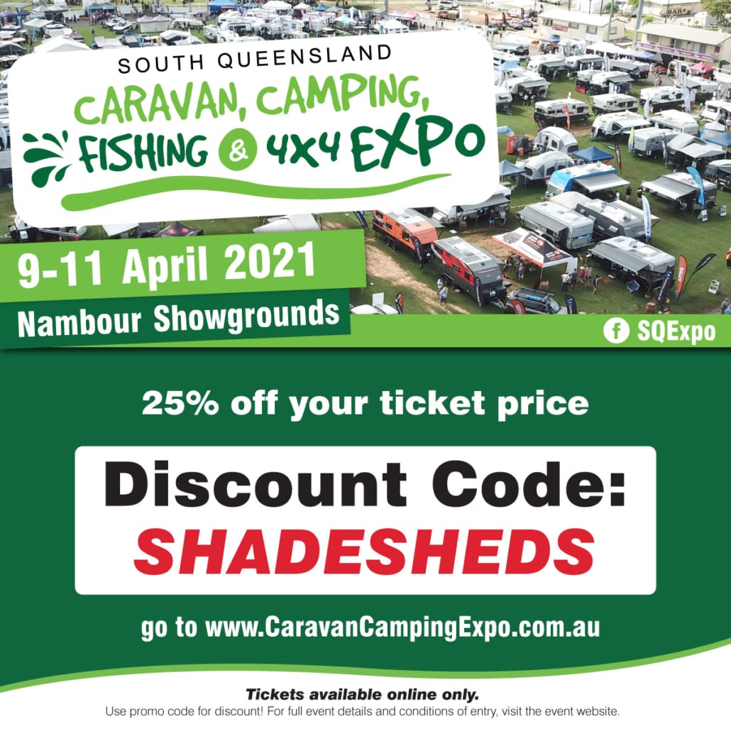 We're Going to The Expo! QLD Shade Sheds