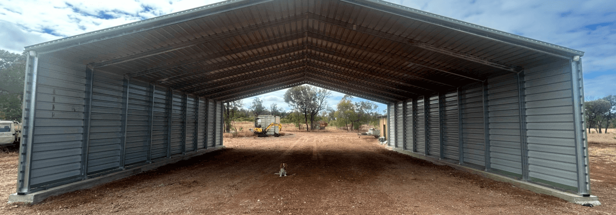 a large steel structure