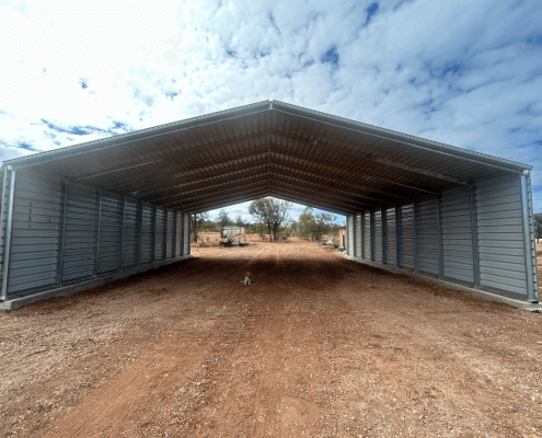 a large steel structure